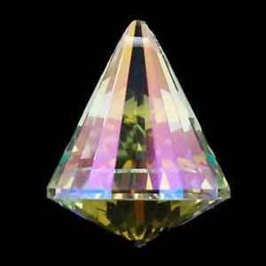 Feng Shui Kristall Regenbogen-Kristalle Kegel Perlmutt 3 Stück 4,2 x 5,3 cm