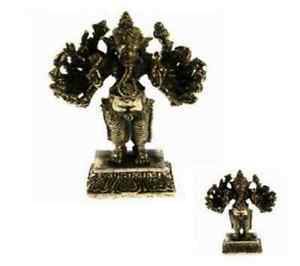 Ganesh Ganesha Figur Appu Messing 16-Armig