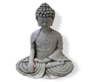 Buddha Touching the Earth stonegrey 39 cm