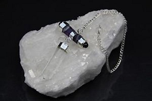 Amethyst Bergkristall Transformations T Pendel ca. 5 cm groß Edelstein