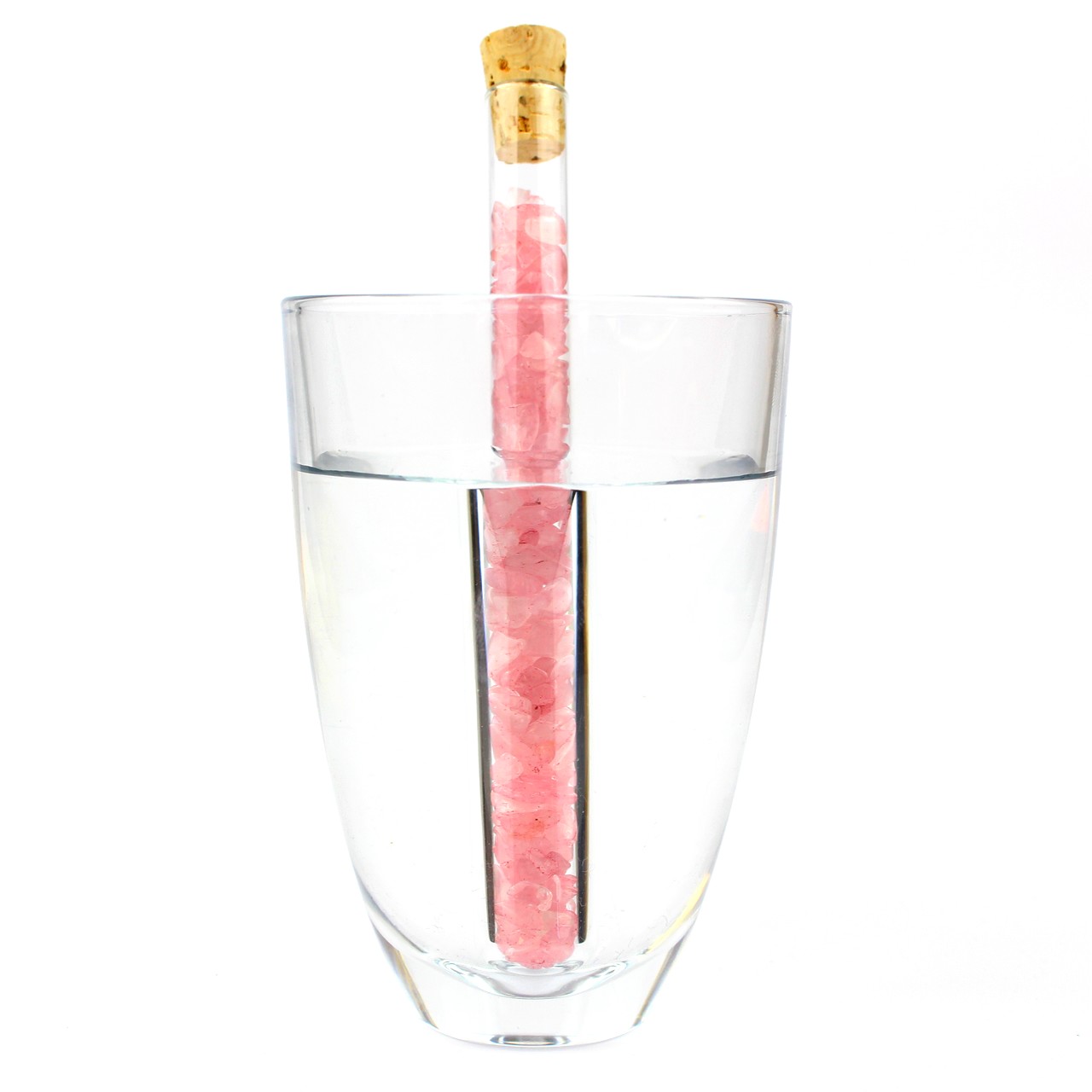 Aqua Lapis® Edelsteinstab Premium Harmonie Rosenquarz Edelsteinwasser