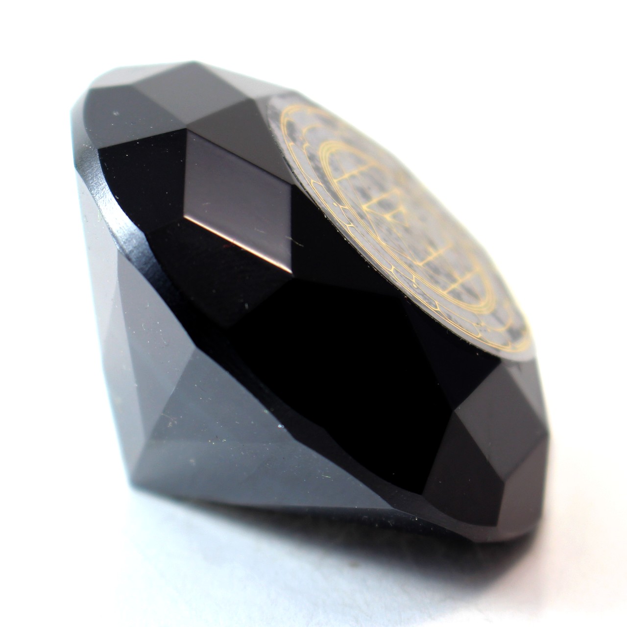 Tachyonen Glas Diamant  Akasha Merkaba schwarz 45 Energie Heilige Geometrie