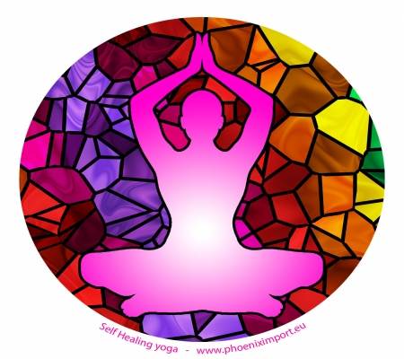 FENG SHUI Fensterbild Selfhealing Yoga